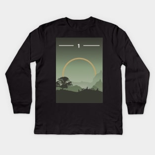 Minimalist Fellowship Poster Kids Long Sleeve T-Shirt